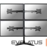 TV aksesuāri NEOMOUNTS  MONITOR ACC DESK MOUNT 10-27"/NM-D335D4BLACK 