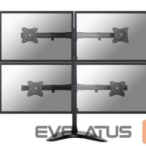 TV aksesuāri NEOMOUNTS  MONITOR ACC DESK MOUNT 10-27"/NM-D335D4BLACK 