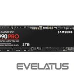 Cietais disks SSD Samsung  SSD||990 PRO|2TB|M.2|PCIE|NVMe|MLC|Write speed 6900 MBytes/sec|Read speed 7450 MBytes/sec|2.3mm|TBW 1200 TB|MTBF 1500000 hours|MZ-V9P2T0BW 