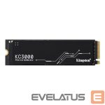Cietais disks SSD Kingston  SSD||KC3000|4TB|M.2|PCIE|NVMe|3D TLC|Write speed 7000 MBytes/sec|Read speed 7000 MBytes/sec|3.5mm|MTBF 1800000 hours|SKC3000D/4096G 