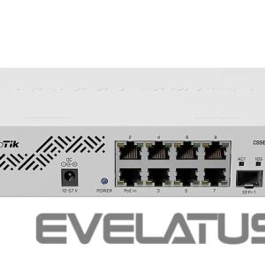 Nevadāms centrmezgls Mikrotik  Switch||CSS610-8G-2S+IN|Desktop/pedestal|8x10Base-T / 100Base-TX / 1000Base-T|2xSFP+|CSS610-8G-2S+IN 
