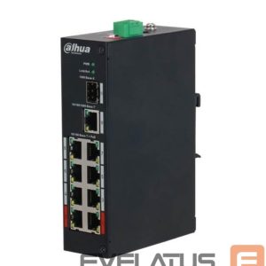 Nevadāms centrmezgls DAHUA  Switch||PFS3110-8ET-96-V2|PoE ports 8|96 Watts|DH-PFS3110-8ET-96-V2 