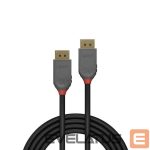 Monitoru piederums LINDY  CABLE DISPLAY PORT 1M/ANTHRA 36481 