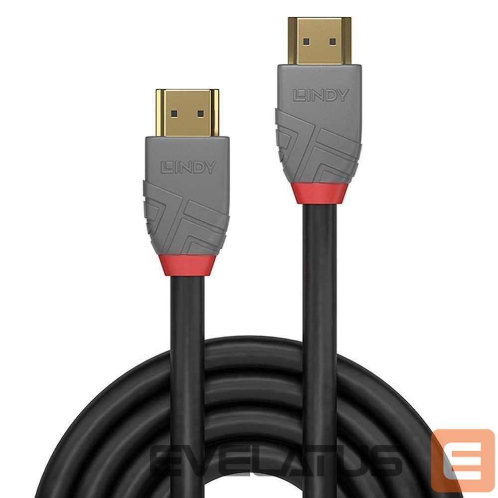 Monitoru piederums LINDY CABLE HDMI-HDMI 5M/ANTHRA 36965