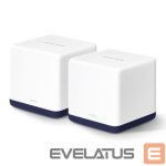 Rūteris MERCUSYS  Wireless Router||Wireless Router|2-pack|1900 Mbps|Mesh|LAN \ WAN ports 3|HALOH50G(2-PACK) 