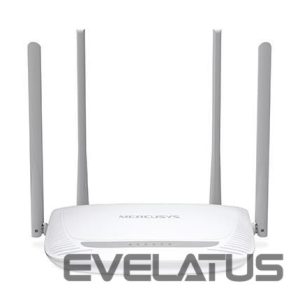 Rūteris MERCUSYS  Wireless Router||Wireless Router|300 Mbps|IEEE 802.11b|IEEE 802.11g|IEEE 802.11n|1 WAN|3x10/100M|Number of antennas 4|MW325R 