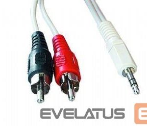 Kabelis Gembird  CABLE AUDIO 3.5MM TO 2RCA 5M/CCA-458-5M 