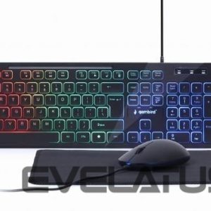 Datora tastatūra Gembird  KEYBOARD +MOUSE USB ENG/KBS-UML-01 