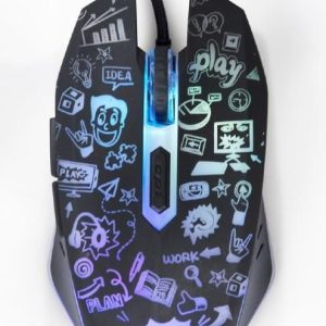 Datora pele Gembird  MOUSE USB OPTICAL BLACK/MUS-6B-GRAFIX-01 