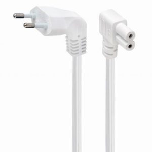 Parveidotājs Gembird  CABLE POWER EU 2.5M ANGLED/PC-184L-VDE-2.5M-W 