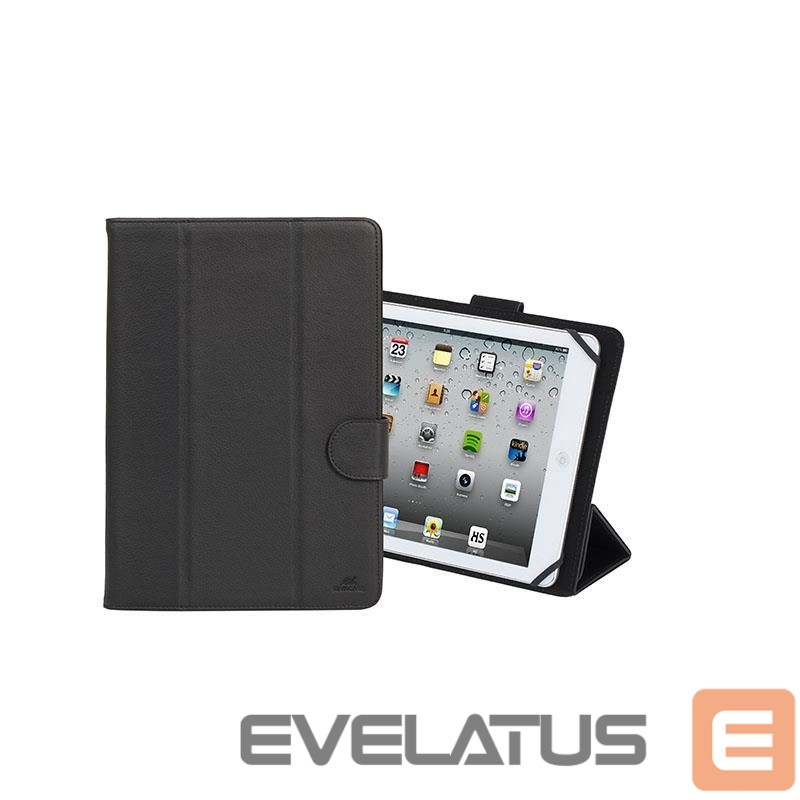 Maciņš grāmata RIVACASE TABLET SLEEVE 10.1" MALPENSA/3137 BLACK