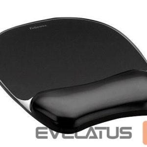 Datora pele Fellowes  MOUSE PAD CRYSTAL GEL/BLACK 9112101 