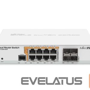Nevadāms centrmezgls Mikrotik  Switch||8x10Base-T / 100Base-TX / 1000Base-T|4xSFP|1xConsole|CRS112-8P-4S-IN 