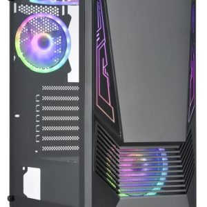 Datoru korpusi GOLDEN TIGER  Case||Buffalo M730i|MidiTower|Not included|ATX|MicroATX|Colour Black|BUFFALOM730I 