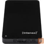 Cietais disks HDD Intenso  External HDD||500GB|USB 3.0|Colour Black|6021530 