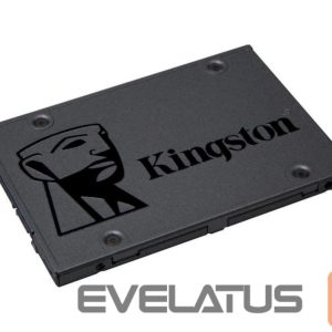 Cietais disks SSD Kingston  SSD||480GB|SATA 3.0|TLC|Write speed 450 MBytes/sec|Read speed 500 MBytes/sec|2,5"|TBW 160 TB|MTBF 1000000 hours|SA400S37/480G 
