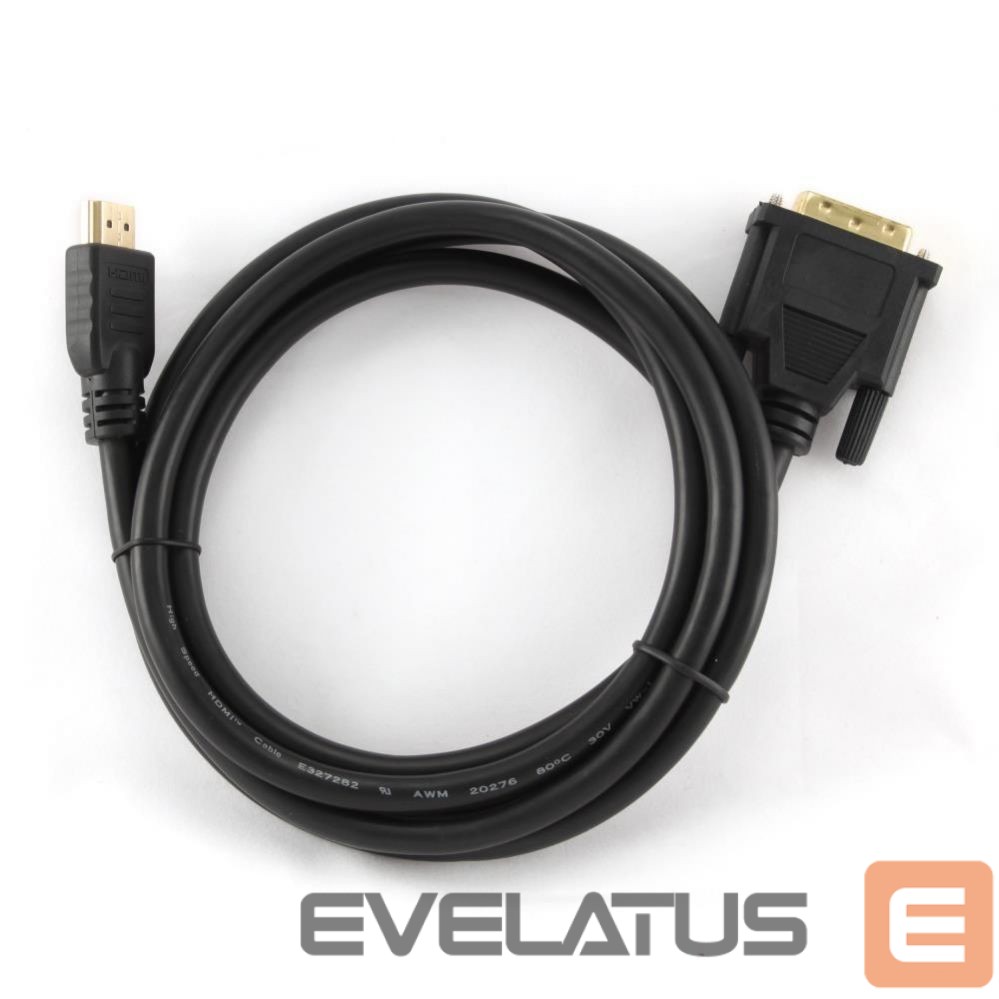 Monitoru piederums Gembird CABLE HDMI-DVI 0.5M/CC-HDMI-DVI-0.5M