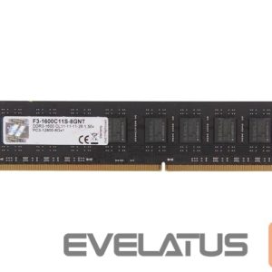 Operatīv atmiņa DDR4 G.Skill  MEMORY DIMM 8GB PC12800 DDR3/F3-1600C11S-8GNT 