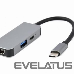 Modules un transceivers Gembird  I/O ADAPTER USB-C TO HDMI/USB3/3IN1 A-CM-COMBO3-02 