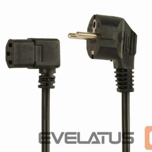 Parveidotājs Gembird  CABLE POWER ANGLED VDE 1.5M/PC-186A-VDE1B-1.5M 