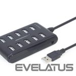 Parveidotājs Gembird  I/O HUB USB2 10PORT/UHB-U2P10P-01 