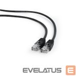 Nevadāms centrmezgls Gembird  PATCH CABLE CAT5E UTP 0.25M/BLACK PP12-0.25M/BK 