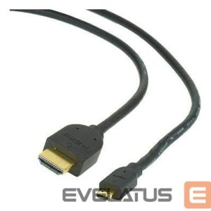 Monitoru piederums Gembird  CABLE HDMI-MICRO HDMI 3M V.2.0/BLK CC-HDMID-10 