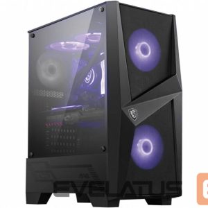 Datoru korpusi MSI  Case||MAG FORGE 100M|MidiTower|Not included|ATX|MicroATX|MiniITX|Colour Black|MAGFORGE100M 