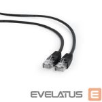 Nevadāms centrmezgls Gembird  PATCH CABLE CAT5E UTP 0.5M/BLACK PP12-0.5M/BK 