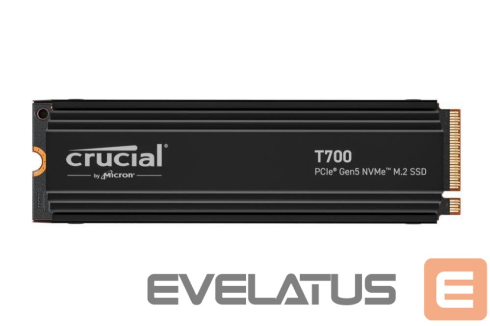 Cietais disks SSD Crucial SSD||T700|4TB|M.2|PCIE|NVMe|TLC|Write speed 11800 MBytes/sec|Read speed 12400 MBytes/sec|TBW 2400 TB|CT4000T700SSD5