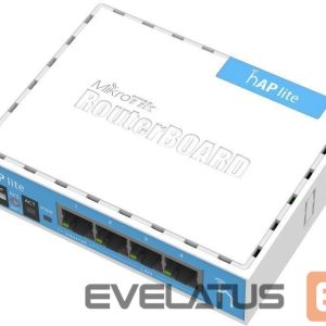 Rūteris Mikrotik  Access Point||IEEE 802.11 b/g|IEEE 802.11n|4x10Base-T / 100Base-TX|RB941-2ND 