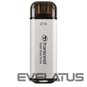 Cietais disks SSD Transcend  External SSD||ESD300|2TB|USB-C|Write speed 950 MBytes/sec|Read speed 1500 MBytes/sec|TS2TESD300S 
