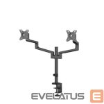TV aksesuāri NEOMOUNTS  MONITOR ACC DESK MOUNT 17-27''/DUAL DS60-425BL2 