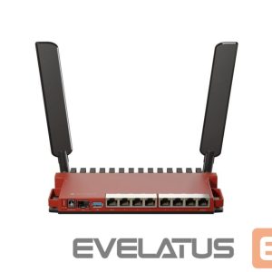 Rūteris Mikrotik  Wireless Router||Wireless Router|Wi-Fi 6|IEEE 802.11ax|USB 3.0|8x10/100/1000M|1xSPF|Number of antennas 2|L009UIGS-2HAXD-IN 