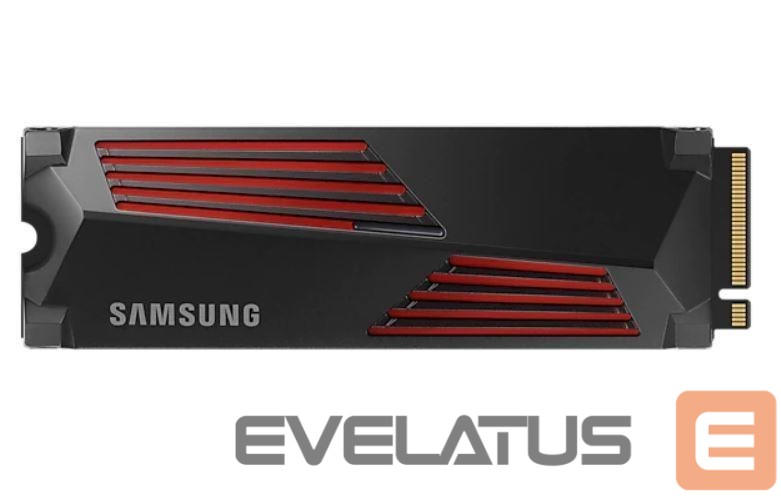 Cietais disks SSD Samsung SSD||990 PRO with Heatsink|4TB|M.2|PCIe Gen4|NVMe|TLC|Write speed 6900 MBytes/sec|Read speed 7450 MBytes/sec|TBW 2400 TB|MTBF 1500000 hours|MZ-V9P4T0CW