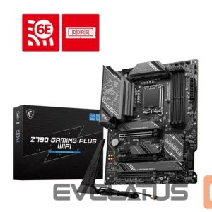 Pamatplate Intel procesorsiem MSI  Mainboard||Intel Z790|LGA1700|ATX|Memory DDR5|Memory slots 4|1xPCI-Express 1x|3xPCI-Express 16x|4xM.2|1xHDMI|1xDisplayPort|4xUSB 2.0|3xUSB 3.2|1xUSB-C|1xPS/2|6xAudio port|Z790GAMINGPLUSWIFI 