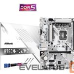Pamatplate Intel procesorsiem Asrock  Mainboard||Intel B760 Express|LGA1700|Micro-ATX|Memory DDR5|Memory slots 2|2xPCI-Express 3.0 1x|1xPCI-Express 4.0 16x|1xM.2|1x15pin D-sub|1xHDMI|1xDisplayPort|1xAV-In|1xAV-out|1xMicrophone|2xUSB 2.0|3xUSB 3.2|1xUSB-C|1xRJ45|B760M-HDV/M.2 