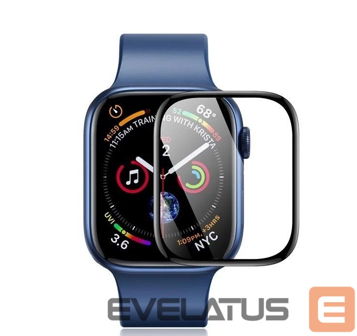 Ekrāna aizsardzība Dux Ducis Apple Pmma Apple Watch Series 7/8/9 41MM Screen Protector 2pcs Black