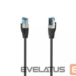 Kabelis Hama  Cat6a S/FTP - network cable, 5 m Black