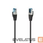Cable Hama  Cat6a S/FTP - network cable, 10 m Black