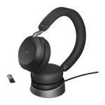 Bezvadu austiņas Jabra  JABRA Evolve2 75 - Headset - mit Ladestation 