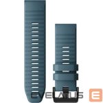 Siksniņa Garmin  Fenix 6X 26mm QuickFit Watch Band, Lakeside Blue Silicone 