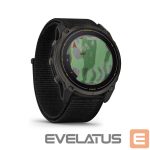 Viedpulksteni Garmin  Enduro 3 – 51 mm, Solar, Sapphire Carbon Gray DLC Titanium with Black UltraFit Nylon Strap Black
