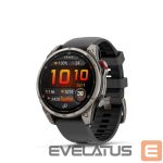 Viedpulksteni Garmin  Fenix 8 Pro – 47 mm, AMOLED, Sapphire, Titanium with Graphite/black silicone band sport watch