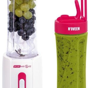 Smalcinātāji Noveen  Blender 300W Ice Crushing Blades 2x600ml Bottles Non-Drip BPA-Free Amerant 