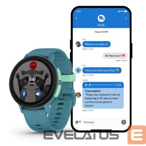 Viedpulksteni Garmin  Bounce 2, GPS, Wi-Fi, LTE, kids watch Turquoise