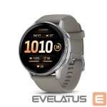 Viedpulksteni Garmin  Venu 4 - 45mm, Silver with Silver Gray Silicone Band sports watch 
