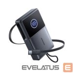Ārējais akumulators Joyroom  JR-PR1 10000mAh 22.5W Powerbank with Built-in Retractable USB-C Cable Black