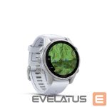 Viedpulksteni Garmin  fenix 8 – 43 mm, AMOLED Silver with Whitestone silicone band / 010-02903-00