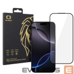 Aizmugurējais vāciņš iLike Apple Iphone 16 Pro Max 10X HD DLC Diamond Coating Tempered Glass Black